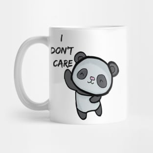 I DON'T CARE PANDA Mug